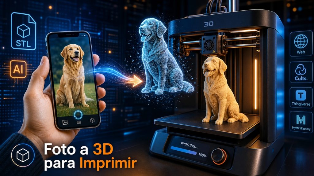 Plataformas para convertir una foto en un modelo 3D para imprimir